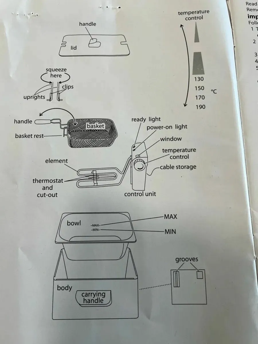 Russell Hobbs Plugin Stainless Steel Dee Fat Fryer - Image 4