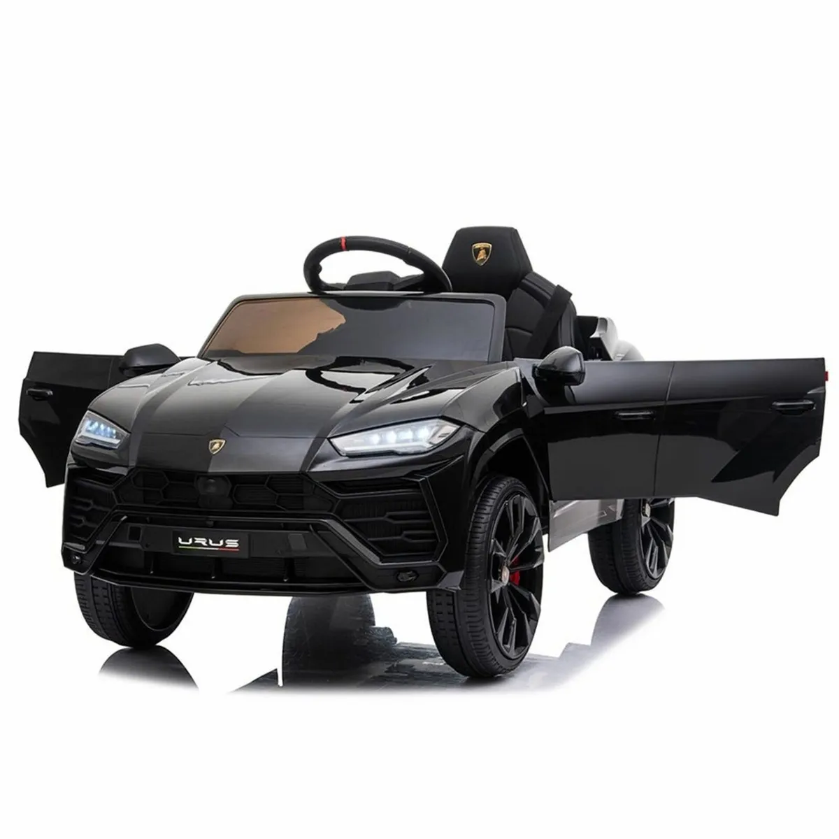 12V Lamborghini URUS Ride on Kids Toy Black Color - Image 2