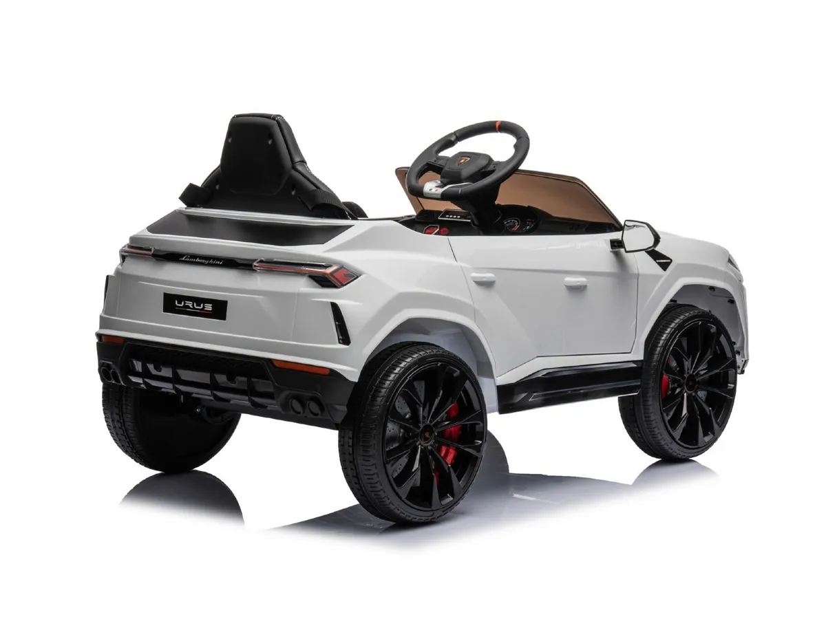 12V Lamborghini URUS Ride on Kids Toy White Color - Image 3