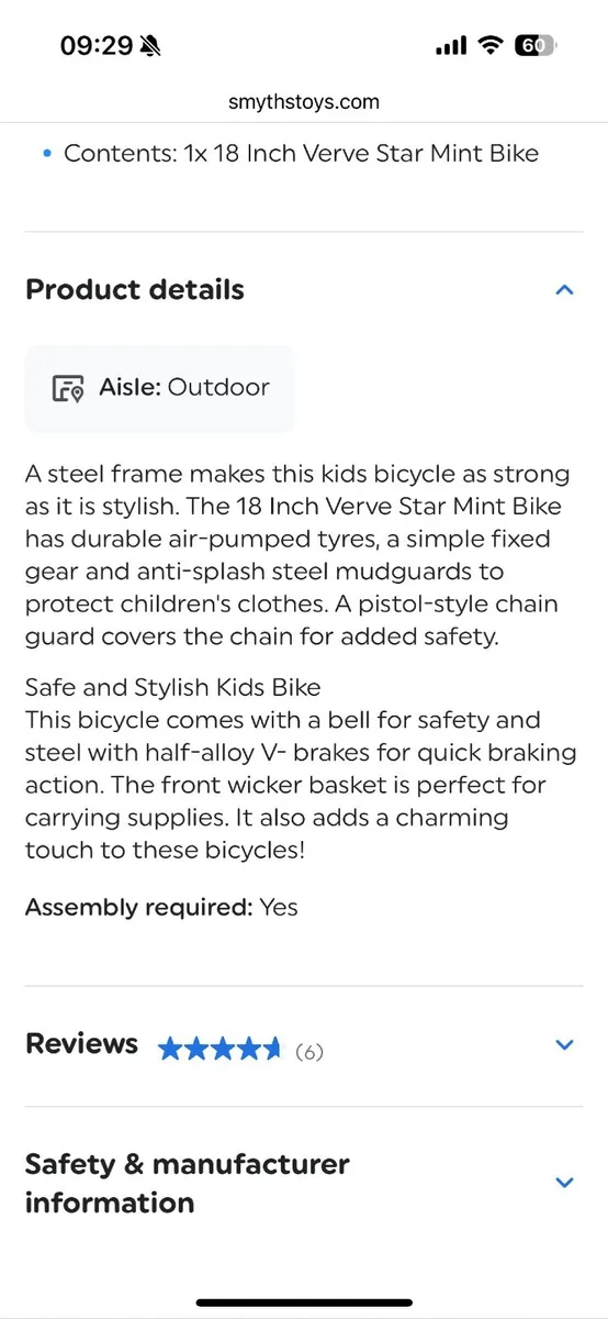 Children’s 18” bike (6+) - Image 4