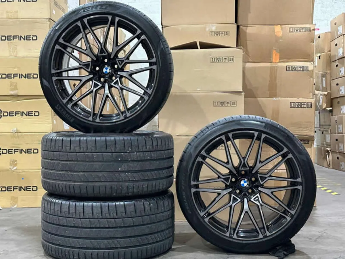 21" 22" GENUINE BMW X5M 818M Alloys & Pirellis - Image 1