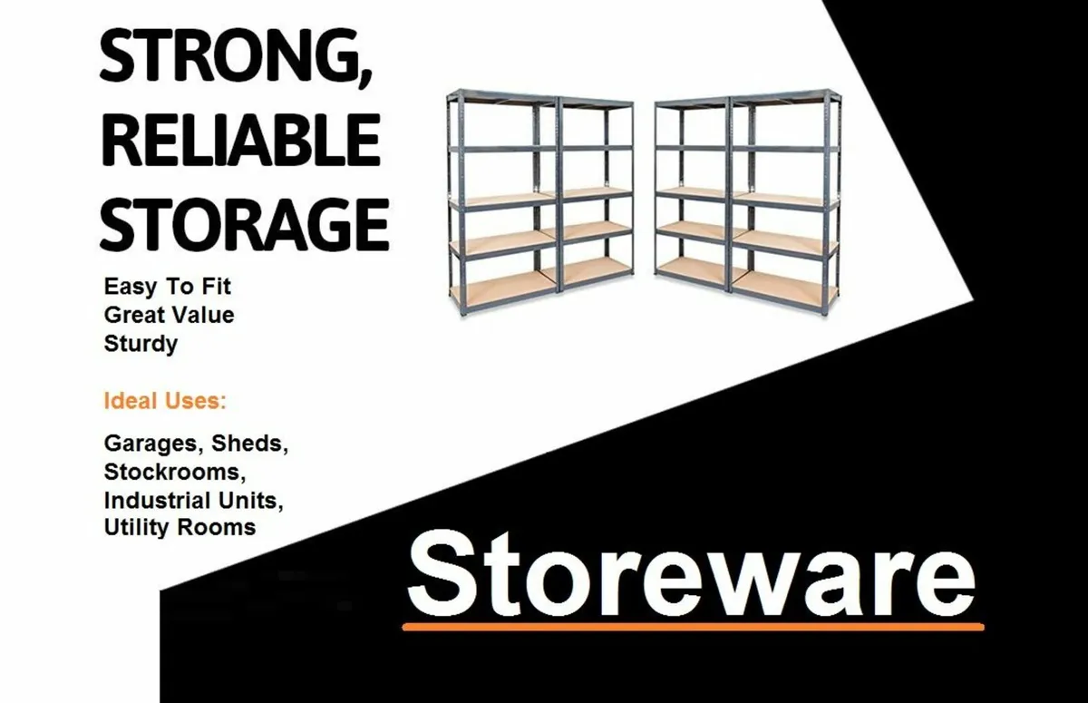 Heavy Duty Shelving Racking Multiple Sizes - Image 1