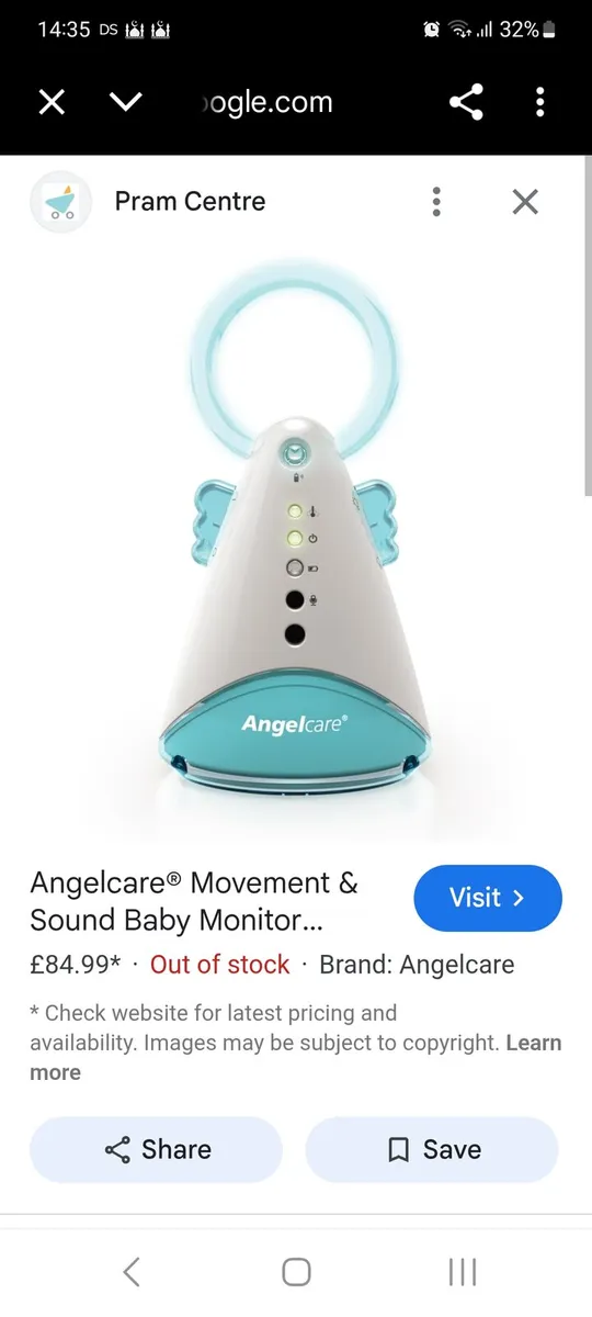 Angelcare baby great condition monitor - Image 2