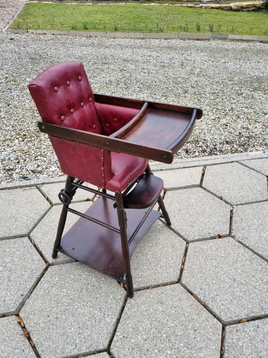 Antique Metamorphic Baby's High Chair - Image 3