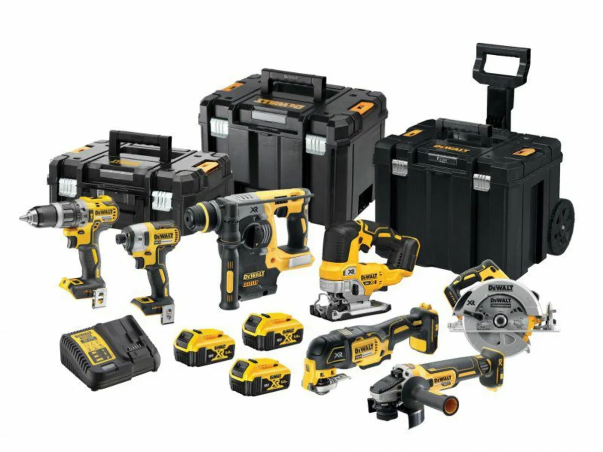 DeWalt Brushless 18v 7 Piece Kit - New