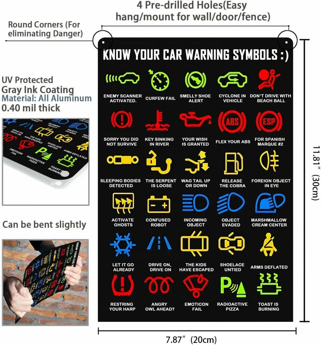 "Know Your Car Warning Symbols" Lights Mechanics M