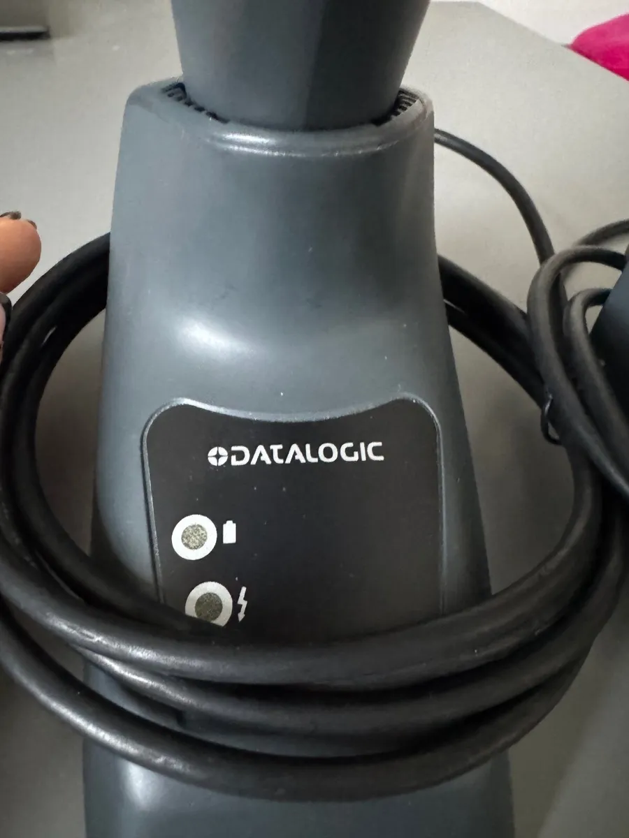 Datalogic Handheld Barcode Scanner  and 2 Chargers - Image 2