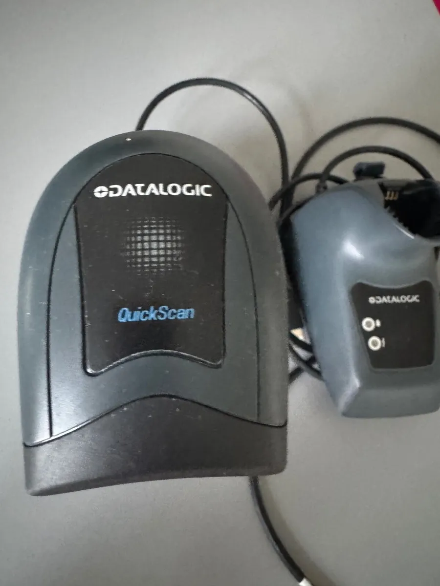 Datalogic Handheld Barcode Scanner  and 2 Chargers - Image 3