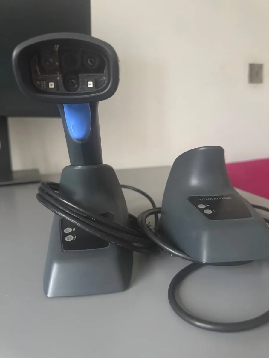Datalogic Handheld Barcode Scanner  and 2 Chargers - Image 4
