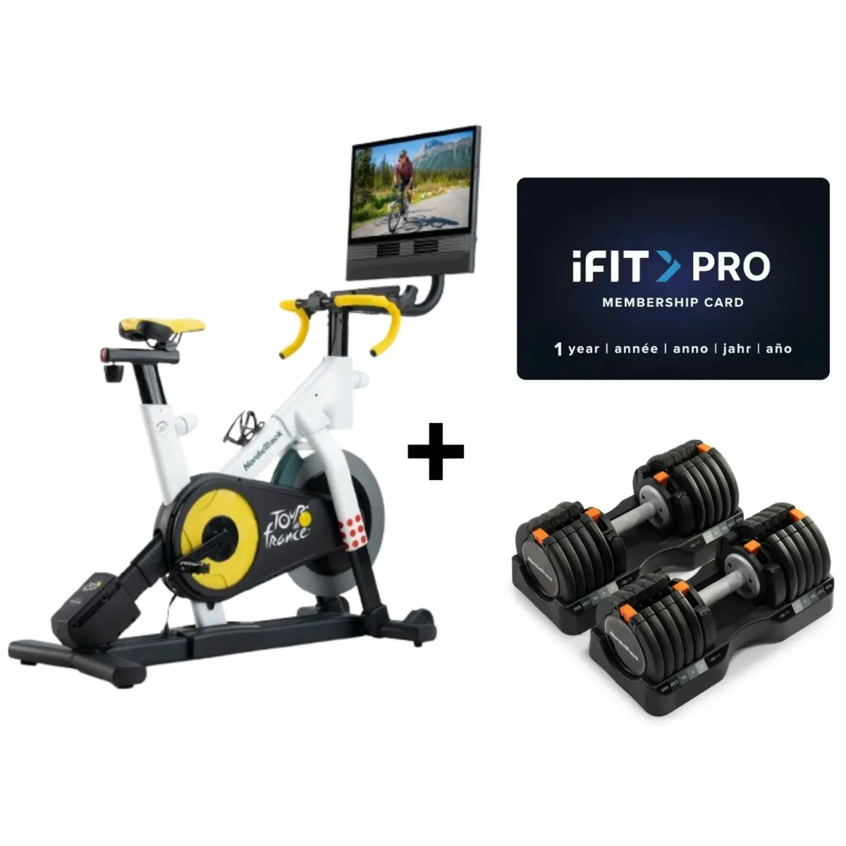 Nordictrack Tour De france Bike Bundle- - Image 1