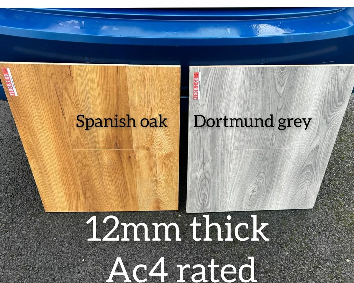 12mm Matte Finish Laminated Click Flooring - Natio - Image 4