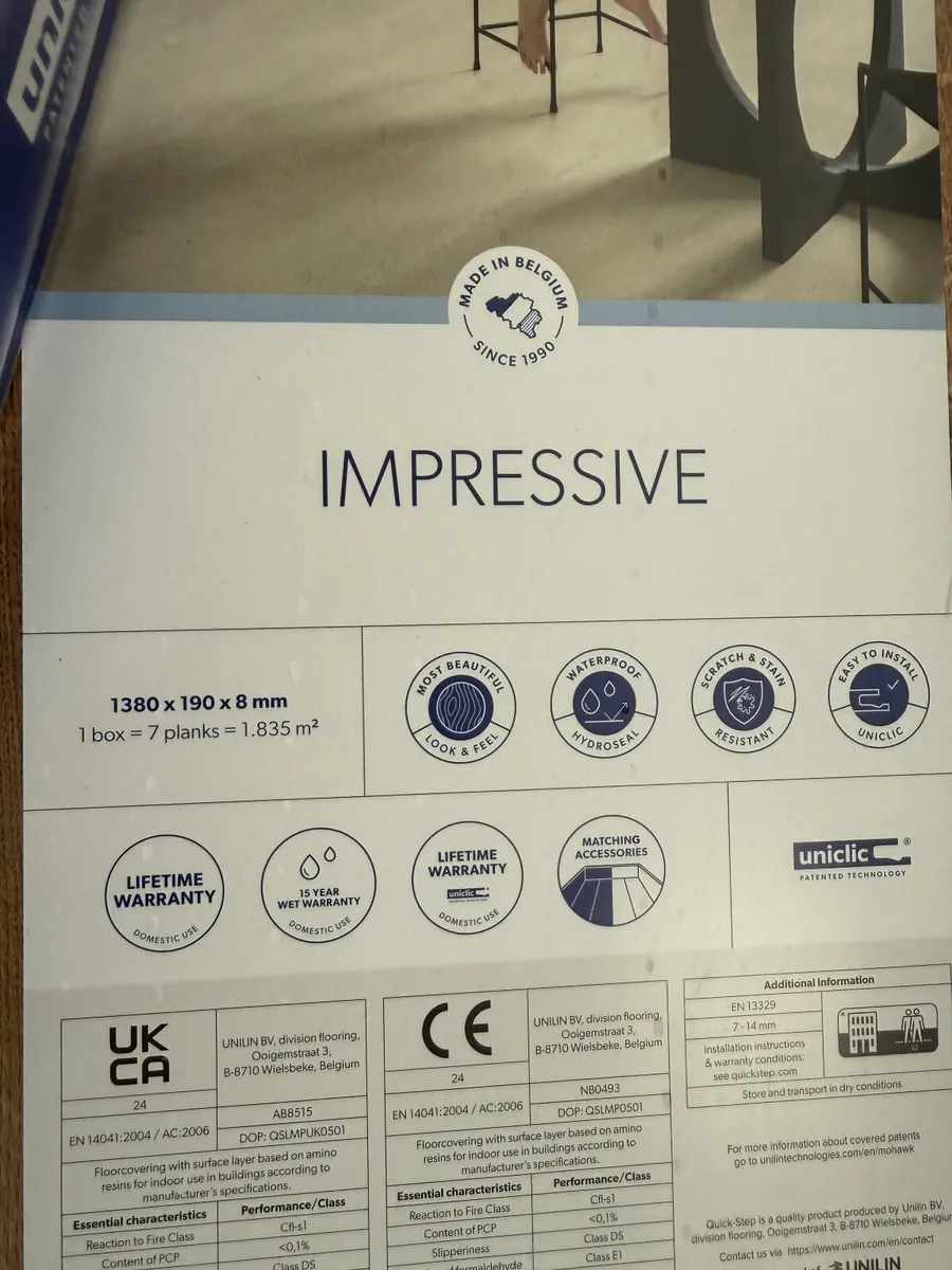 Laminate Flooring Bundle – 23.8m² + Underlay– €435 - Image 2