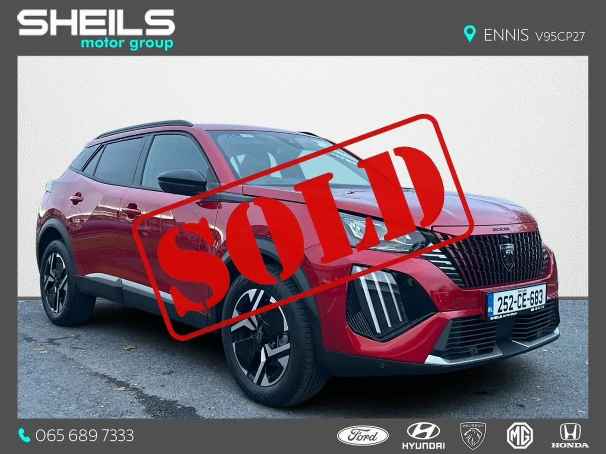 Peugeot 2008 Automatic 1.2 Hybrid Allure 145BHP - Image 1