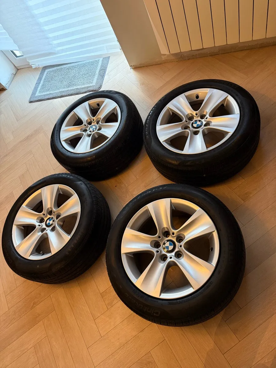 BMW ALLOY WHEELS WITH TYRES - Image 1