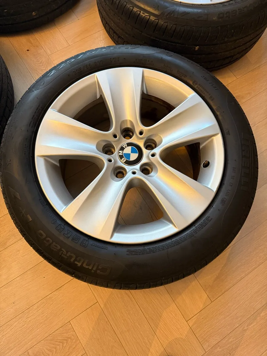 BMW ALLOY WHEELS WITH TYRES - Image 3