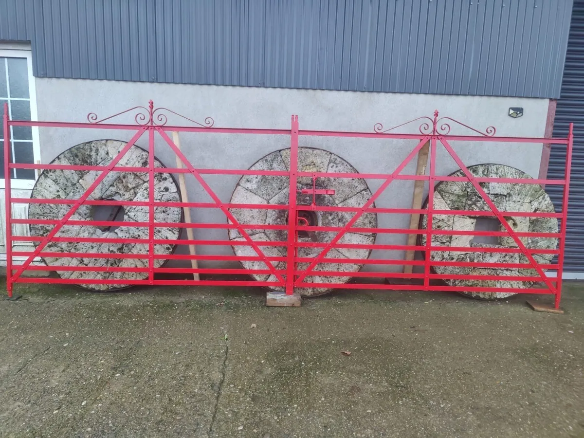 Pair of matching forged gates