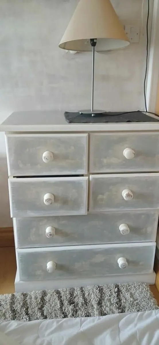 wooden chest of drawers - Image 1