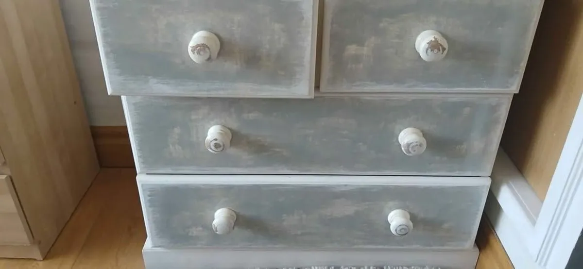 wooden chest of drawers - Image 3