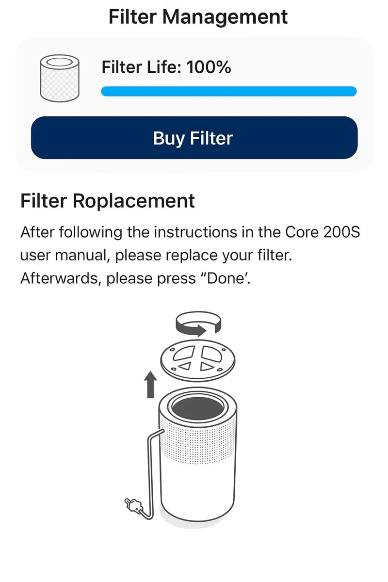 Levoit Core 200S Air Purifier - Image 3