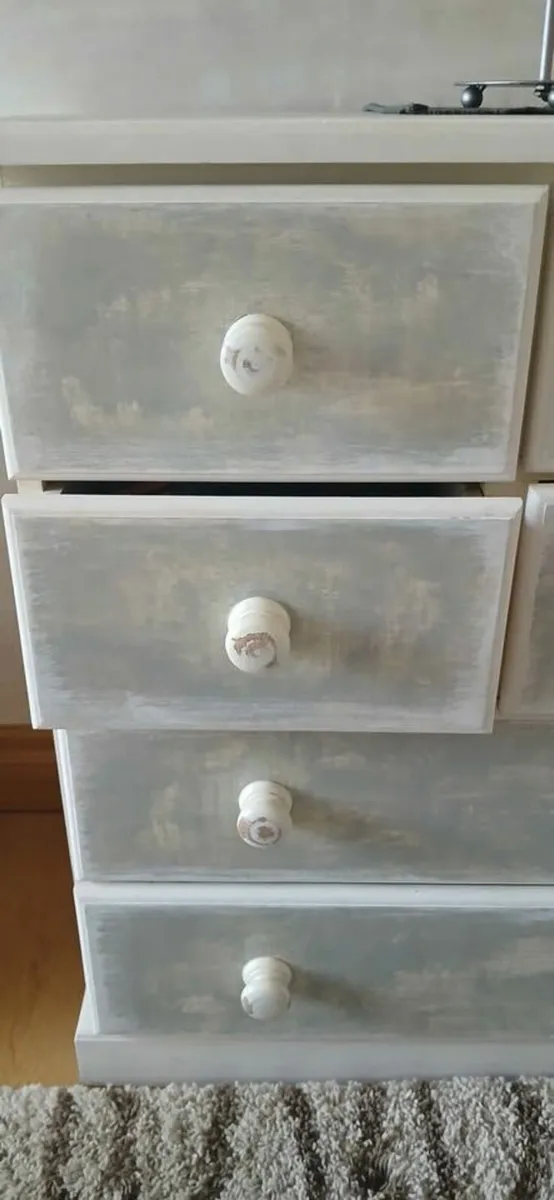 wooden chest of drawers - Image 4