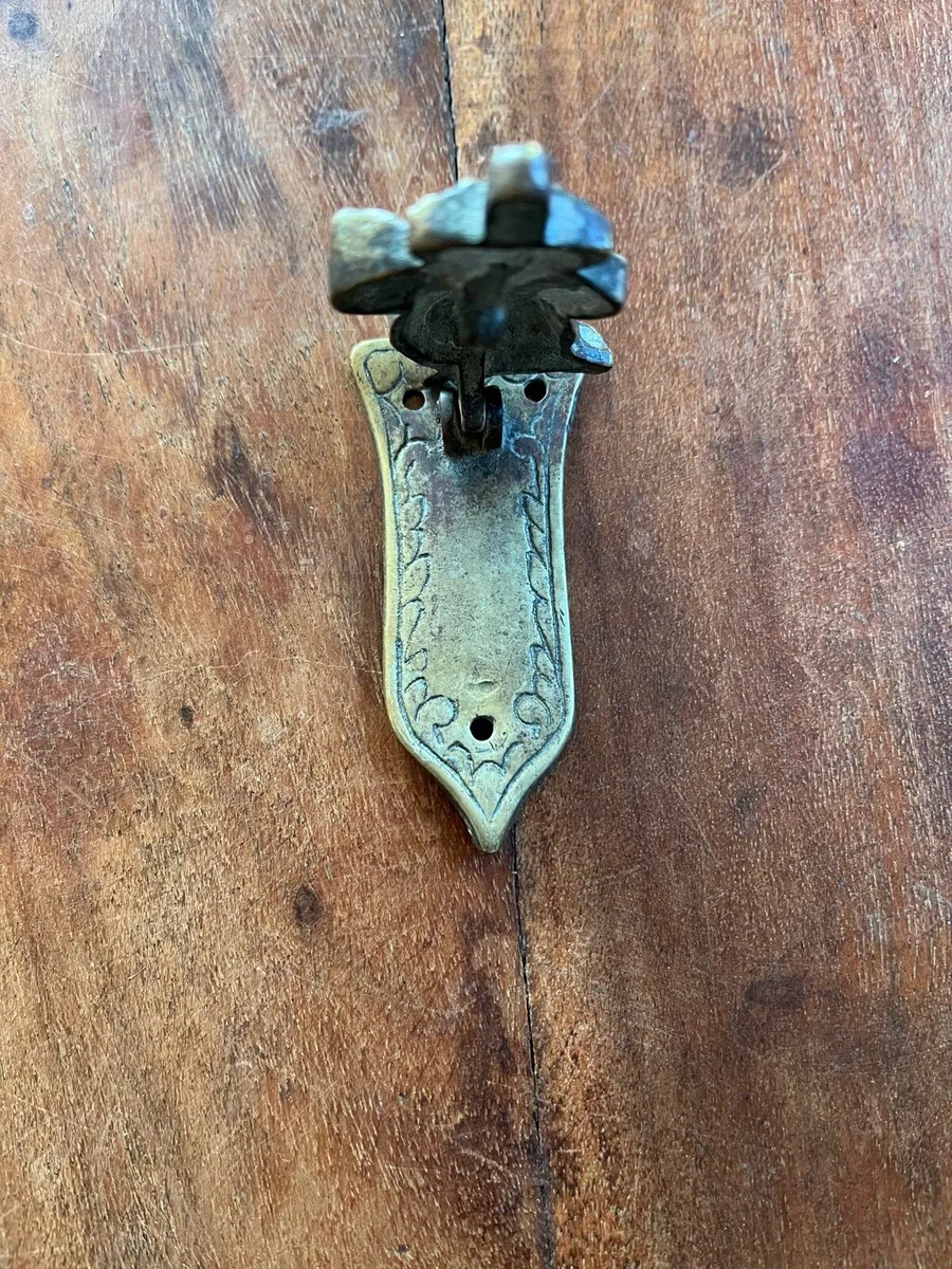Vintage Brass Door Knocker - Image 2