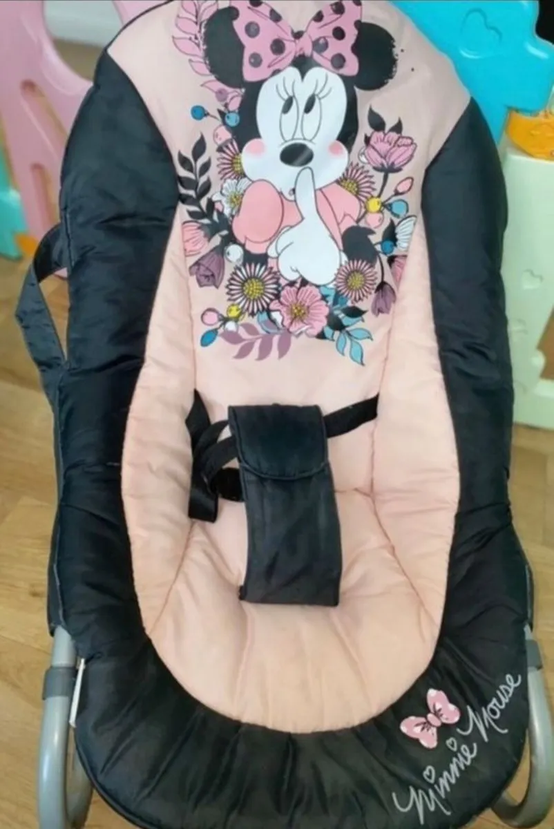 Baby items bath seat child bike seat minnie mouse - Image 4