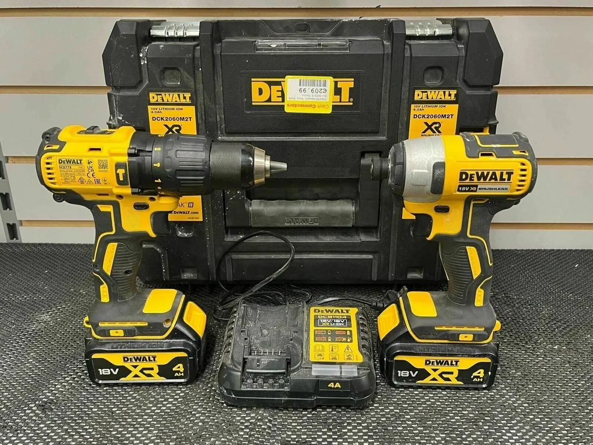 DeWalt Cordless Drill + Impact Driver - Image 1