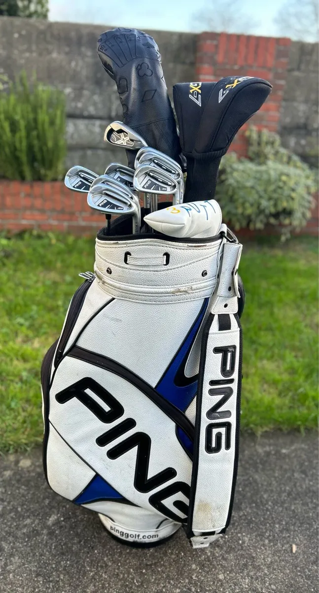 Full set of Ping golf clubs - Image 1