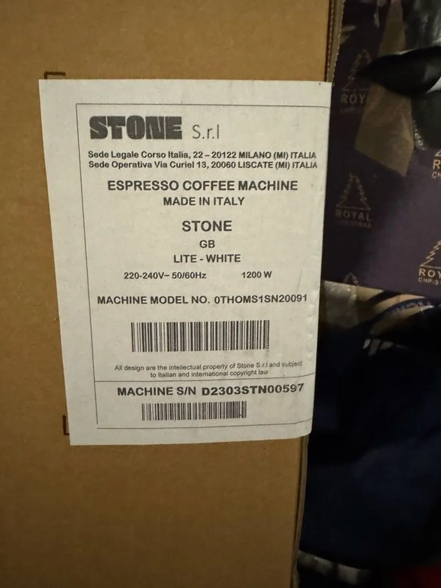 Stone Espresso Machine & Baratza Grinder - Image 4