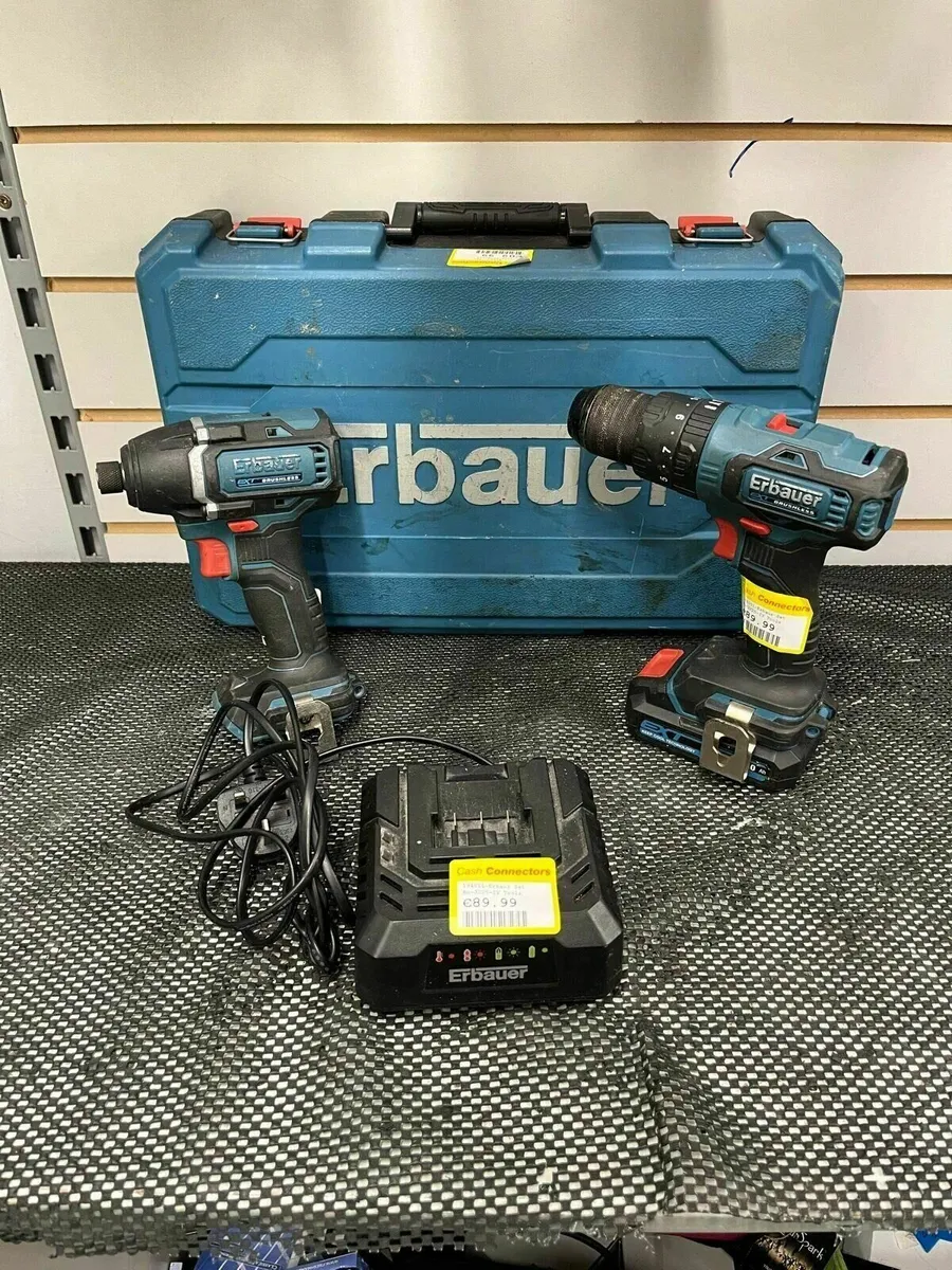Erbauer Cordless Drill + Impact Drive - Image 1