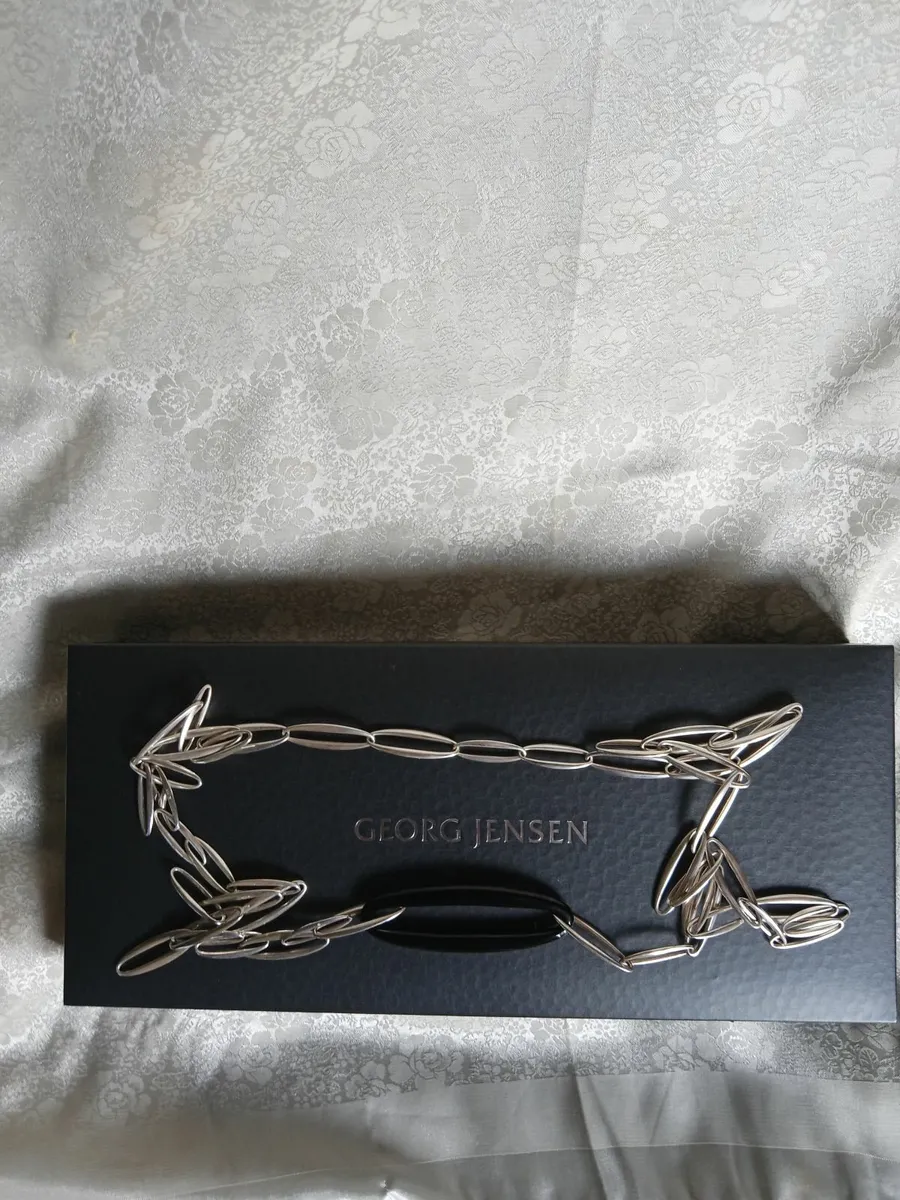 Georg Jensen "Zephyr "silver+ agate neck chain - Image 4