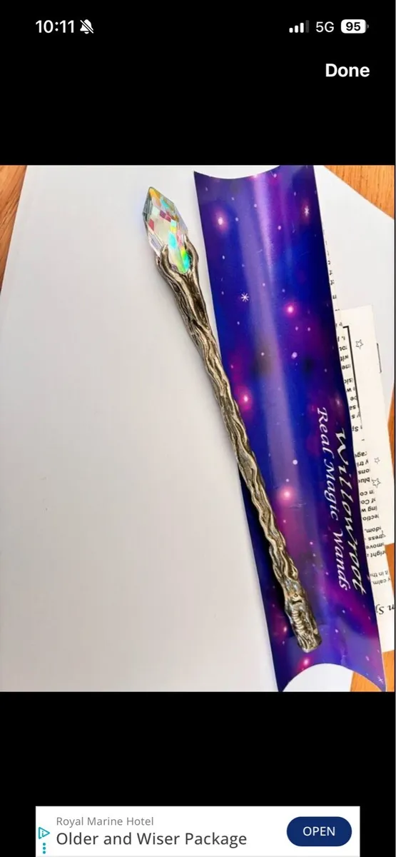 Willowroot Magic Wand Pewter & Silver