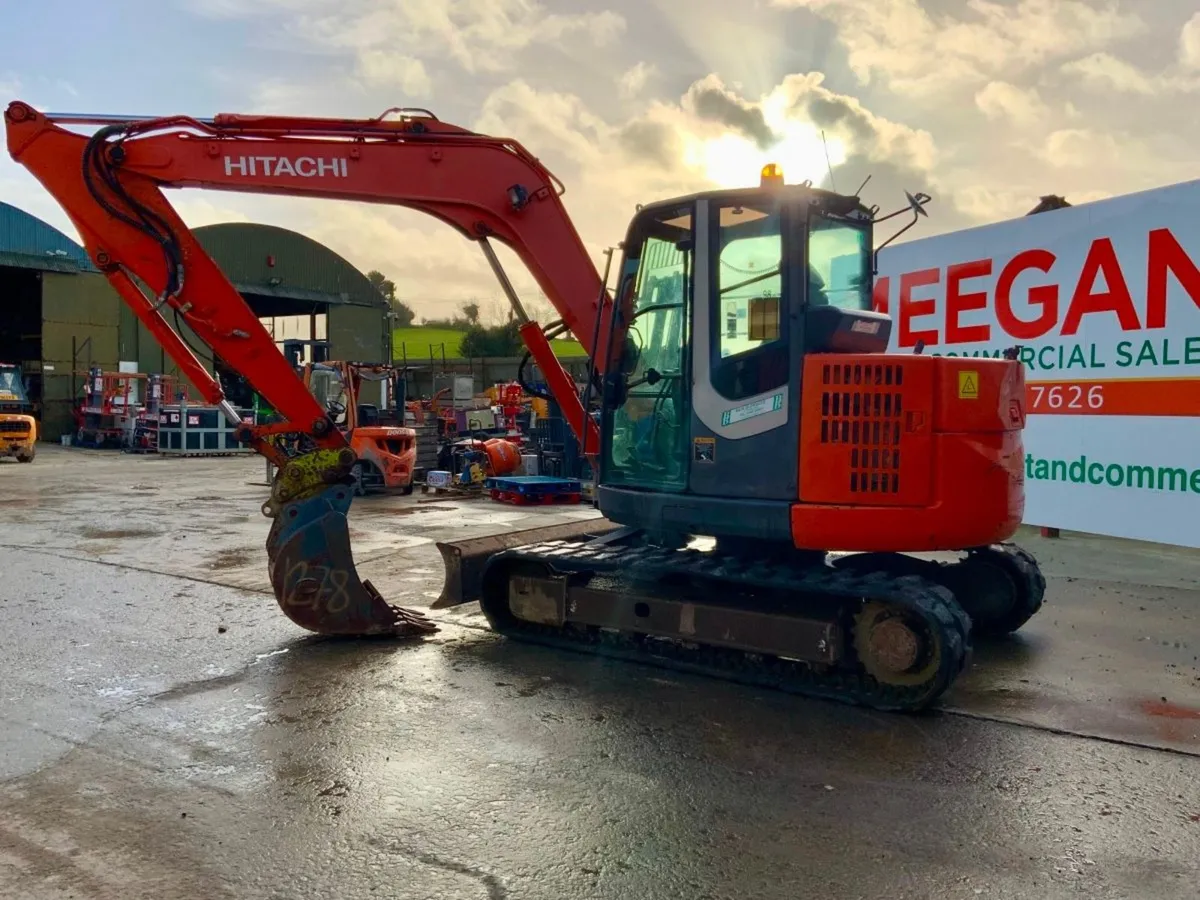 2009 HITACHI Zx85USB-3 ZERO TAIL.........1063 hrs. - Image 3