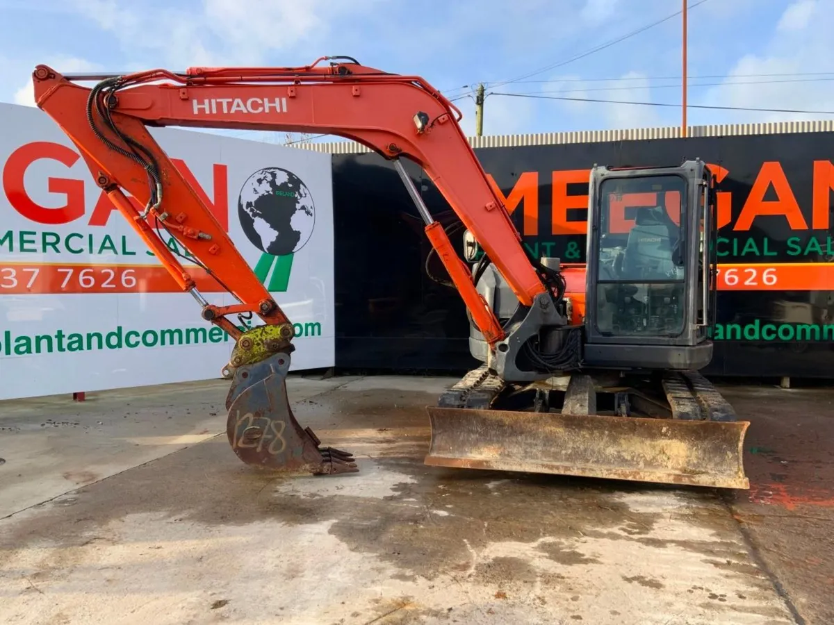 2009 HITACHI Zx85USB-3 ZERO TAIL.........1063 hrs. - Image 2