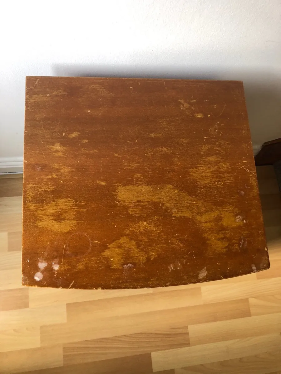 Bedside Locker Solid Teak mid century - Image 2