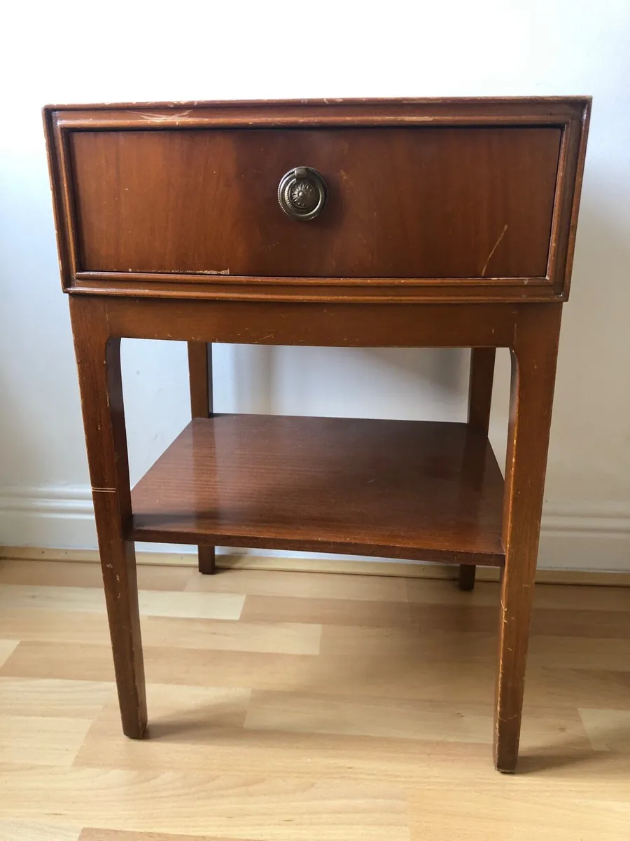 Bedside Locker Solid Teak mid century - Image 1