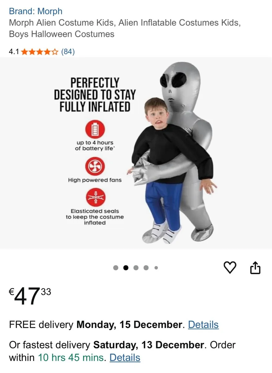 Halloween inflatable alien costume - Image 2