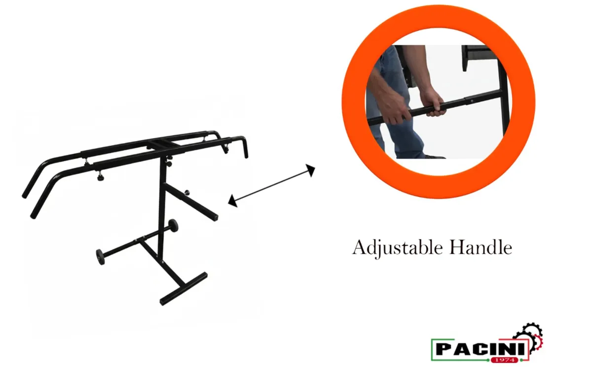 Adjustable Mobile Bumper Paint Stand - Image 3