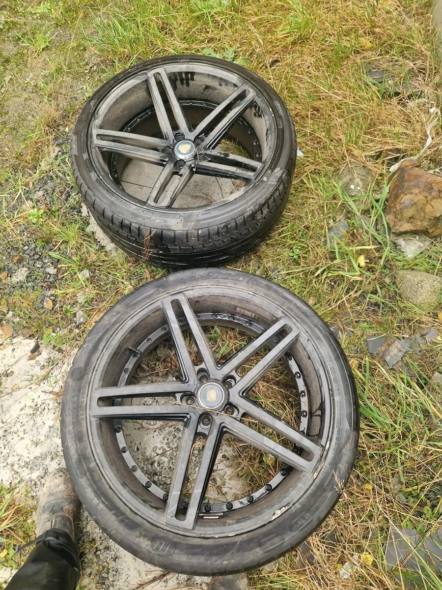 23 inch black alloys