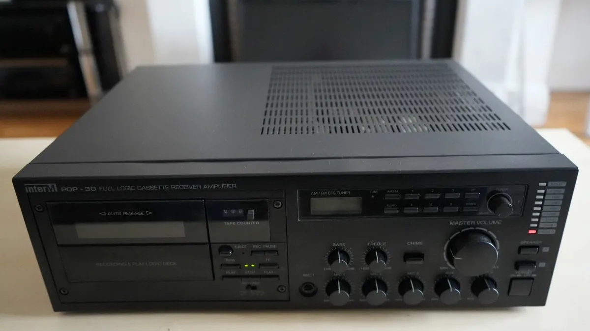 Inter-M POP-30 cassette amplifier {vintage} - Image 1