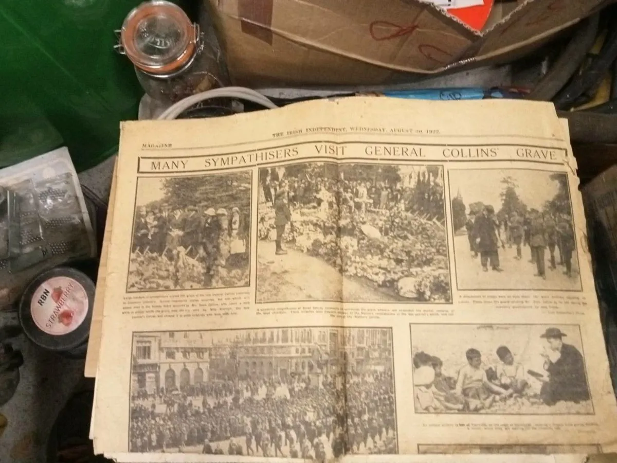 Irish Independent dated 1922 - Image 1