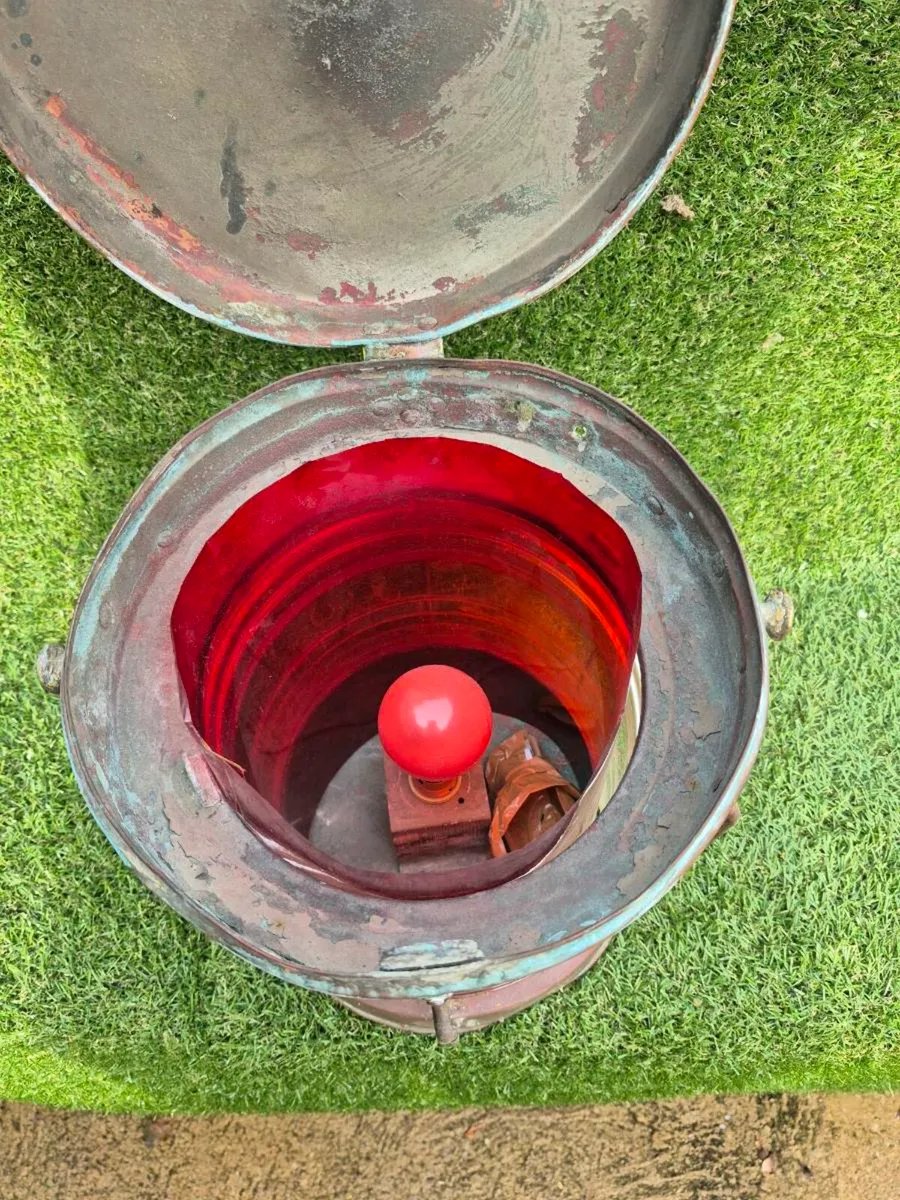 Vintage ships lantern - Image 3