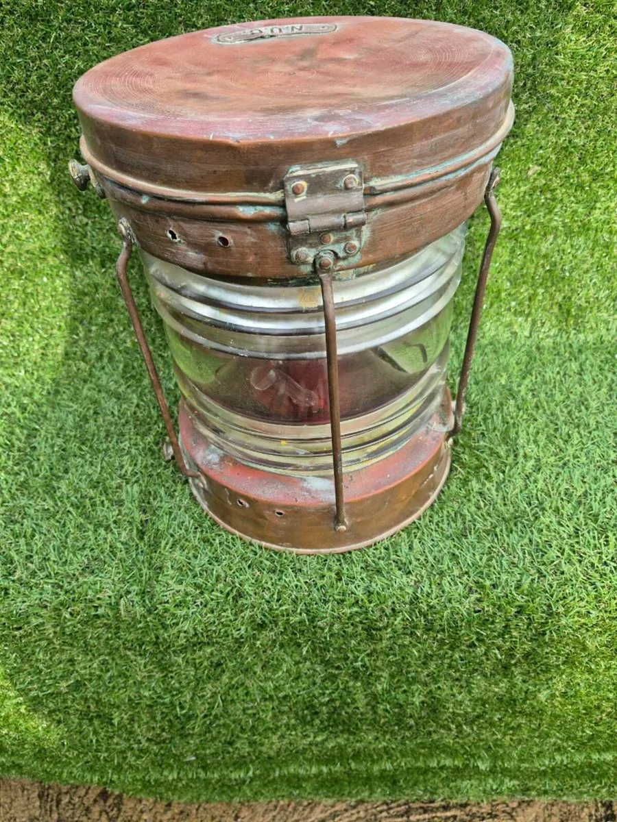 Vintage ships lantern - Image 4