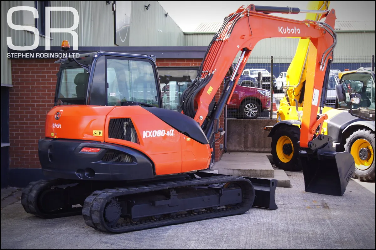 2018 Kubota KX080-4 A - Image 3