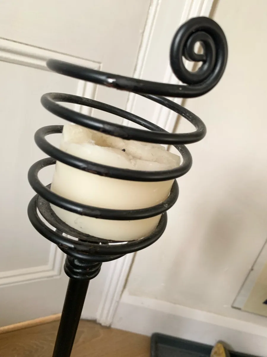 2 black Candlesticks - Image 3