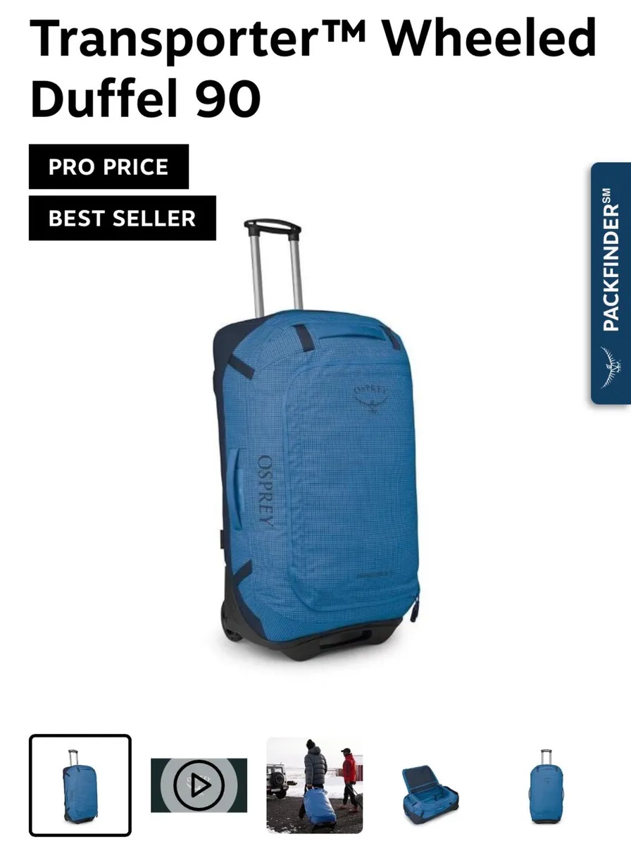 Osprey Wheeled Duffel Bag (Transporter) - Image 1