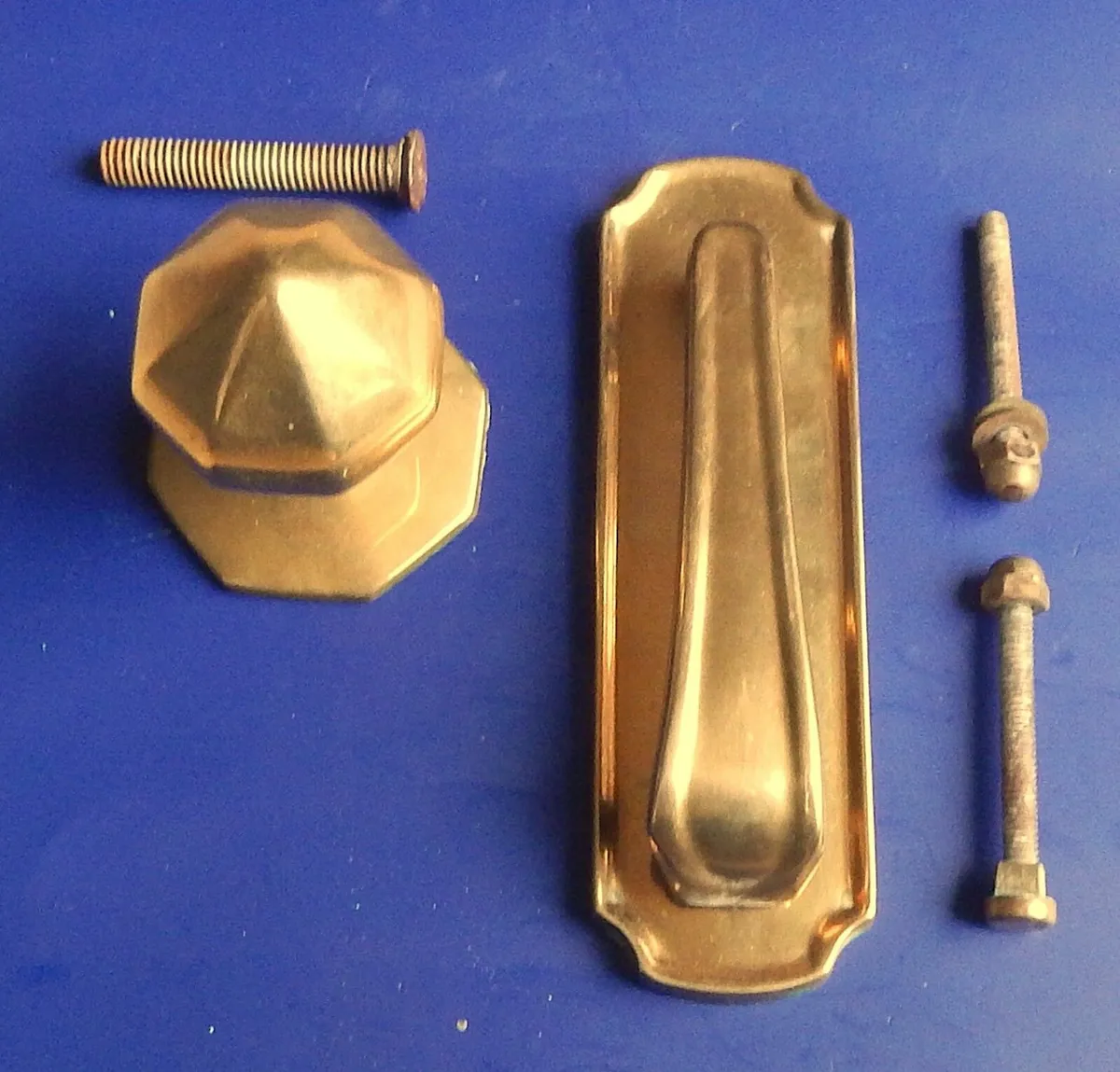 Solid Brass Door Knocker & Handle - Image 2