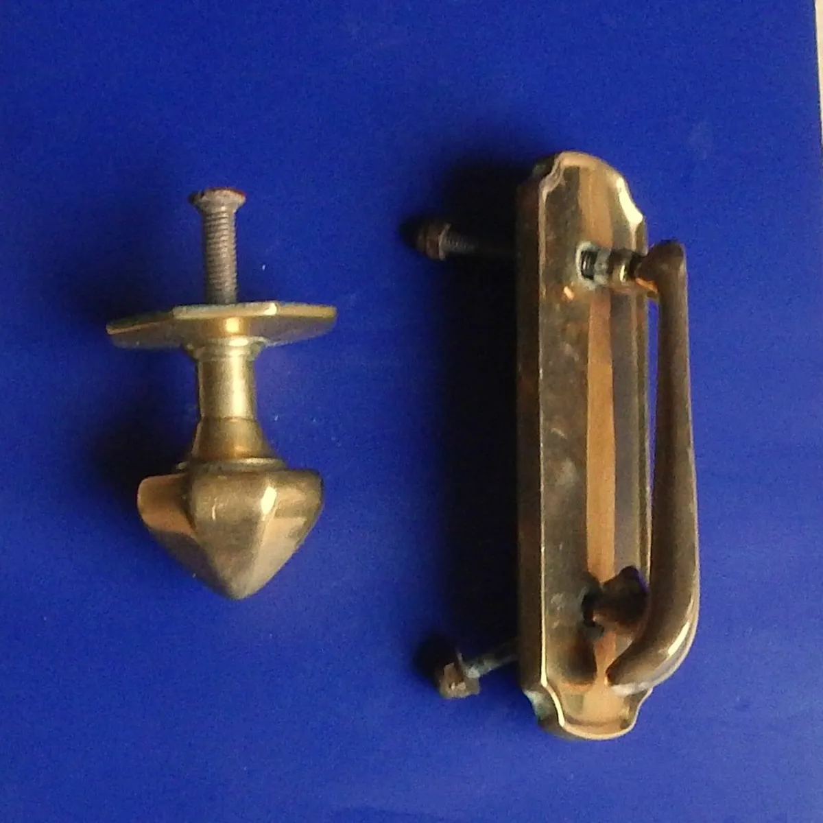 Solid Brass Door Knocker & Handle - Image 4