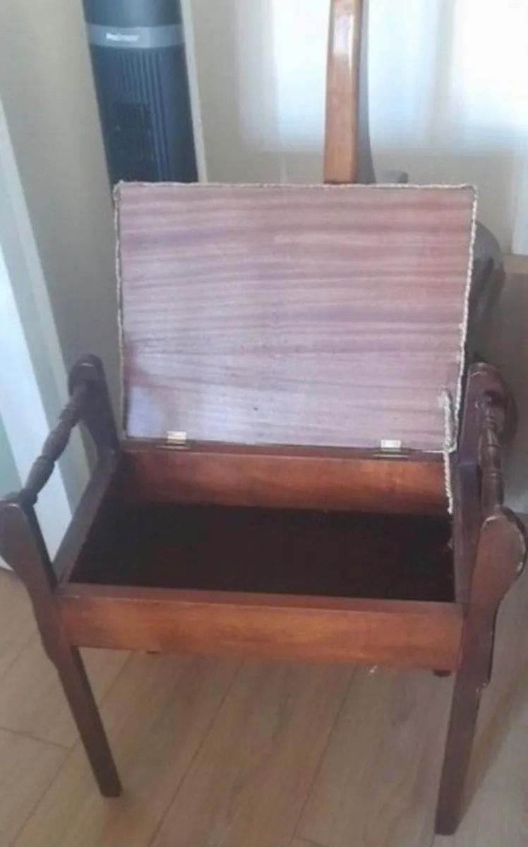 Vintage Piano Stool - Image 1