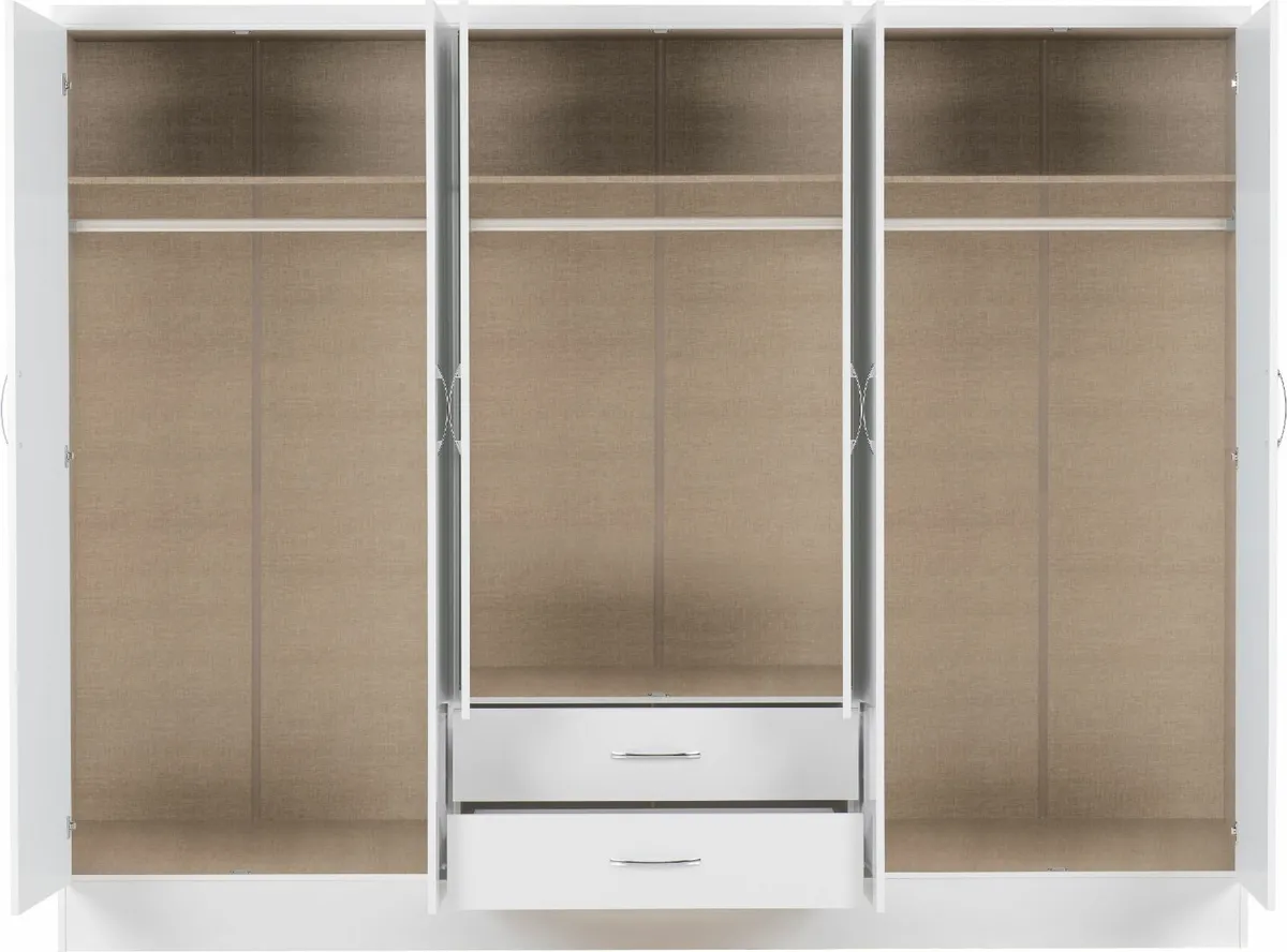 6 DOOR WARDROBES 🎄 ORDER NOW FOR XMAS 🎄 - Image 3